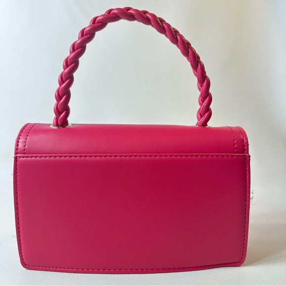 NEW URBAN EXPRESSIONS MONIQUE HOT PINK TOP HANDLE BAG - Picture 2 of 4